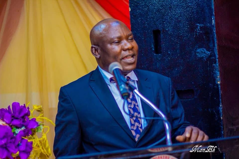 MHWUN family member speaking at an event