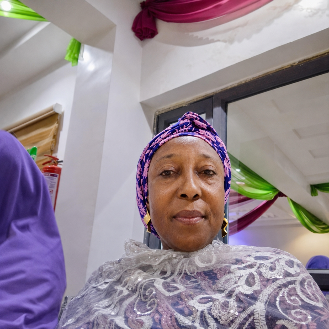 Comrade Hussaina Abdullahi, Chairperson of the MHWUN Women Wing